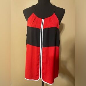 Worthington Womens Sleeveless Mock Neck Top